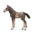 Schleich North America Knabstrupper Foal Toy Figure, White 216358